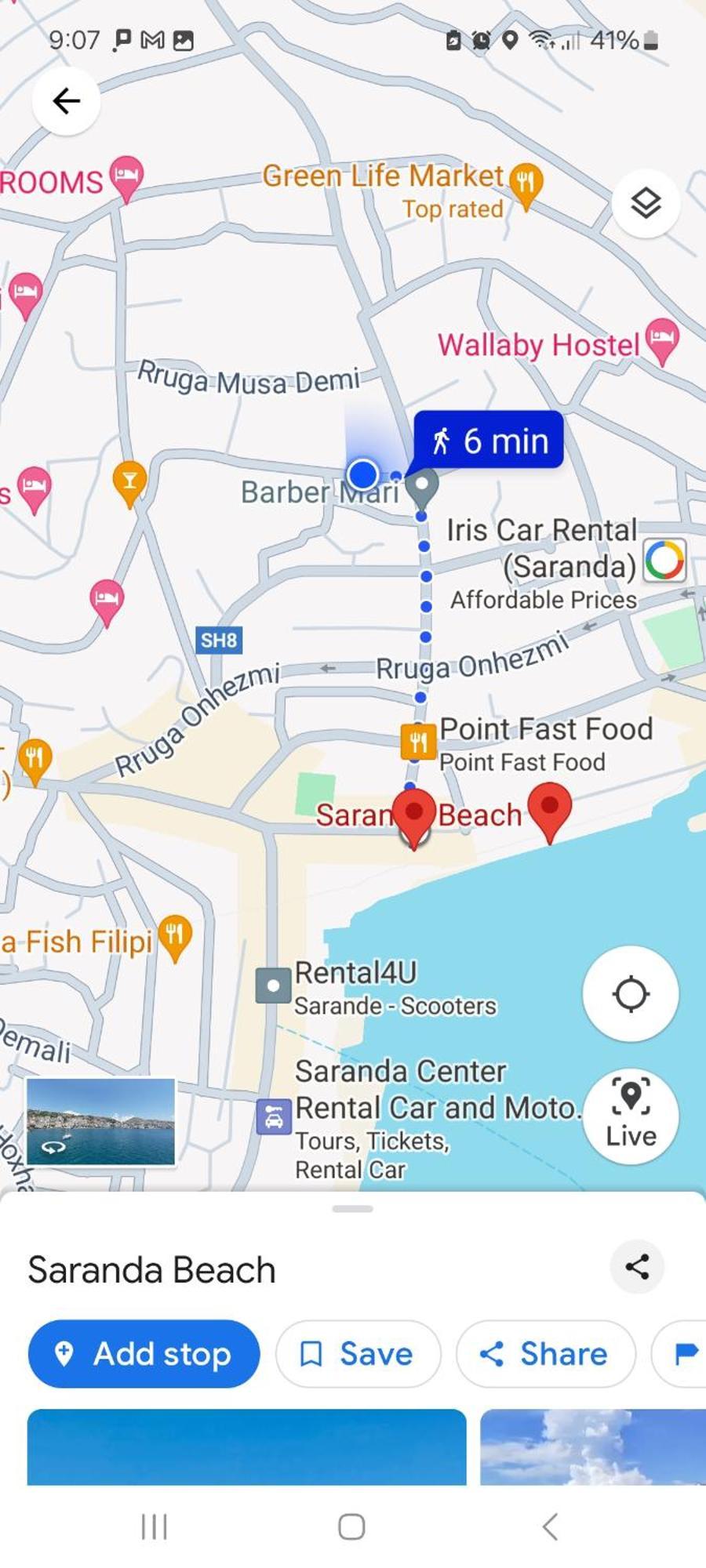 Kristo Apartament, Sarande Apartment Luaran gambar